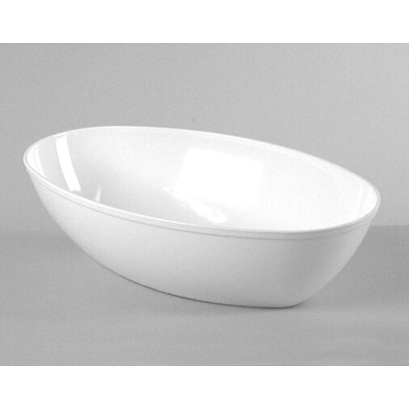 WNA Plastics CaterLine Luau White Bowl – 64 oz.