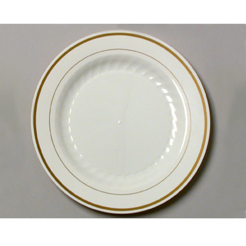 WNA Plastics MasterPiece 10.25 Plate – Ivory
