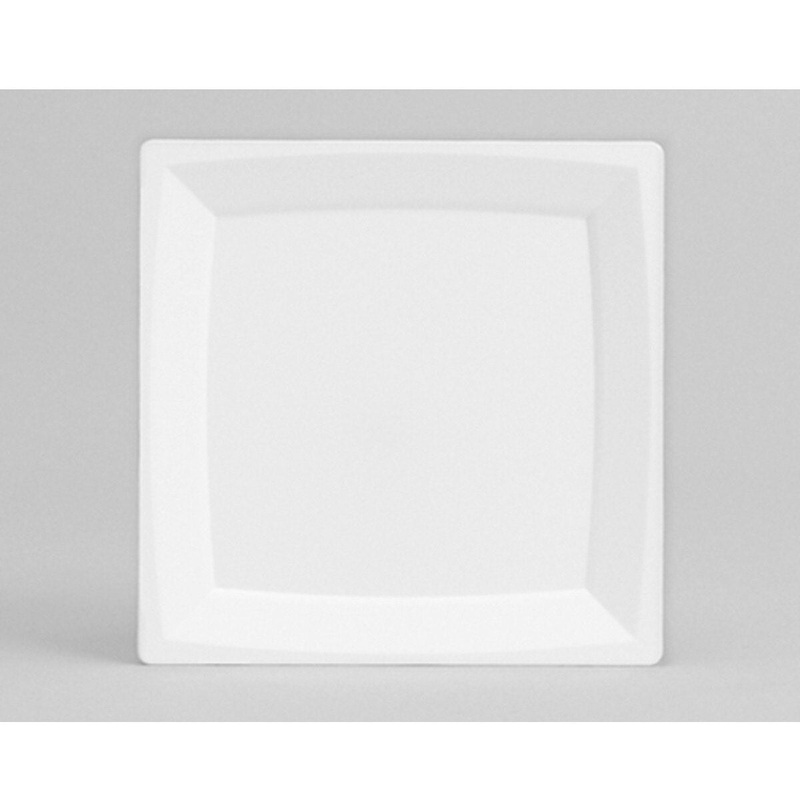 WNA Plastics Milan 6.5 Square Plate – White