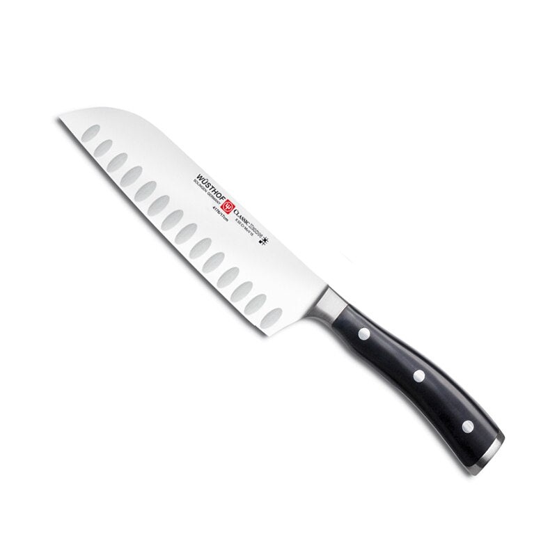 Wusthof Classic Ikon 7 Hollow Edge Santoku Knife