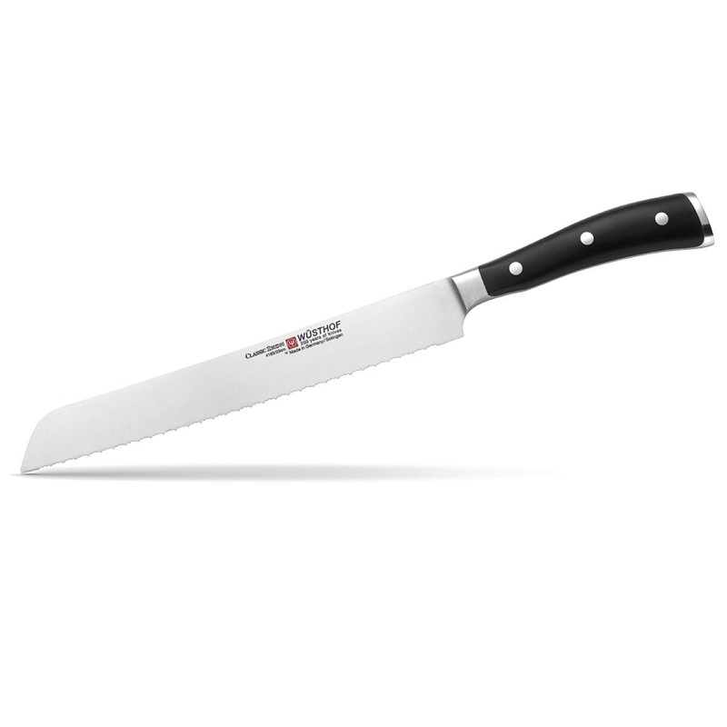 Wusthof Ikon 9 Double Serrated Bread Knife