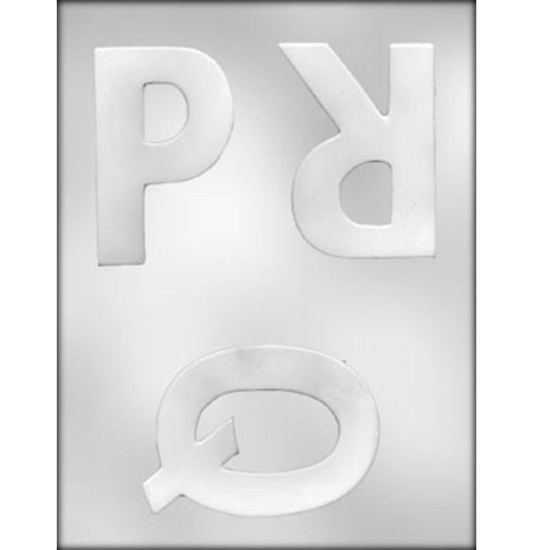 4 Letter (P,Q,R) Chocolate/Candy Mold 90-14255