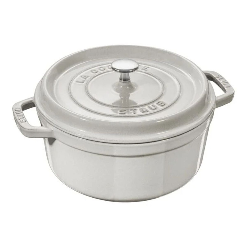 4 qt White Truffle Cocotte