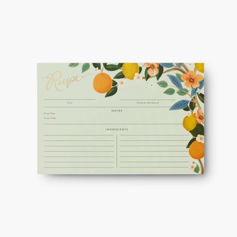 Recipe Card Citrus Grove