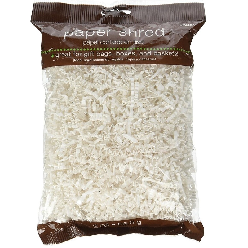 2 Oz Shredded Paper Filler- White