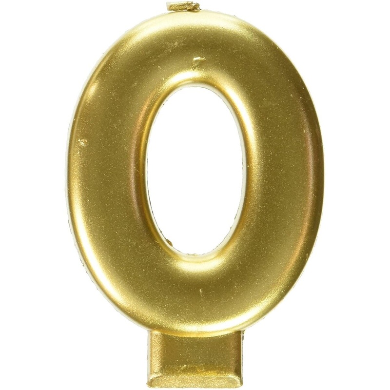 Candle Metallic #0 12/cs(dis)