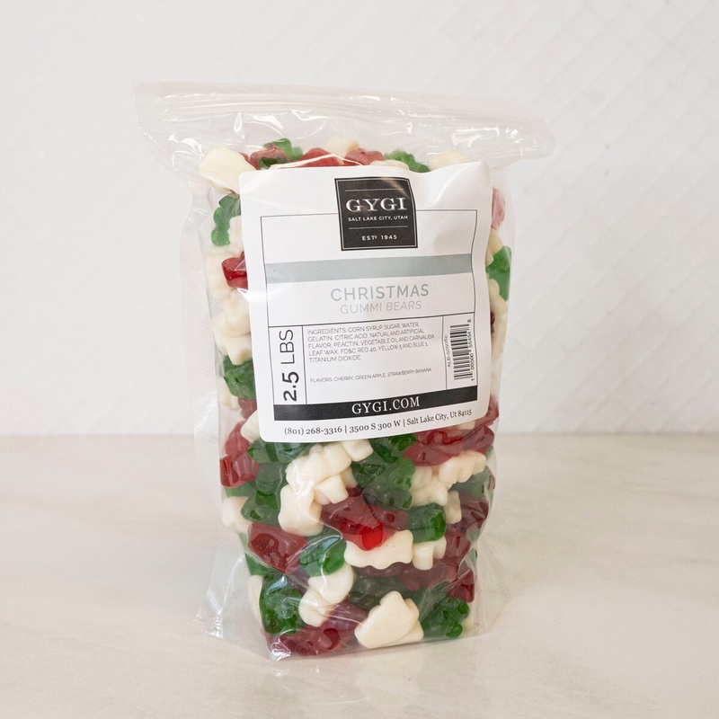Christmas Gummi Bears – 2.5 Lb. Bag