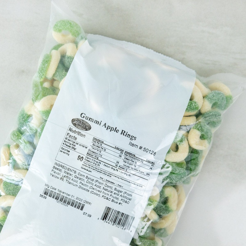Gummi Apple Rings – 5 Lb. Bag