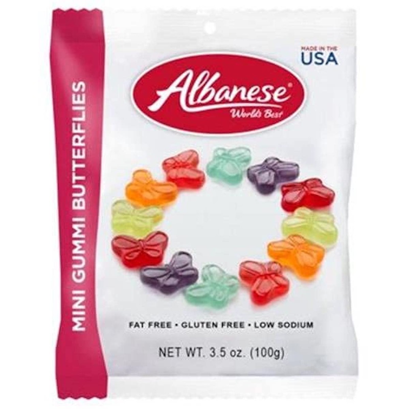 Gummi Butterflies – 3.5 oz bag