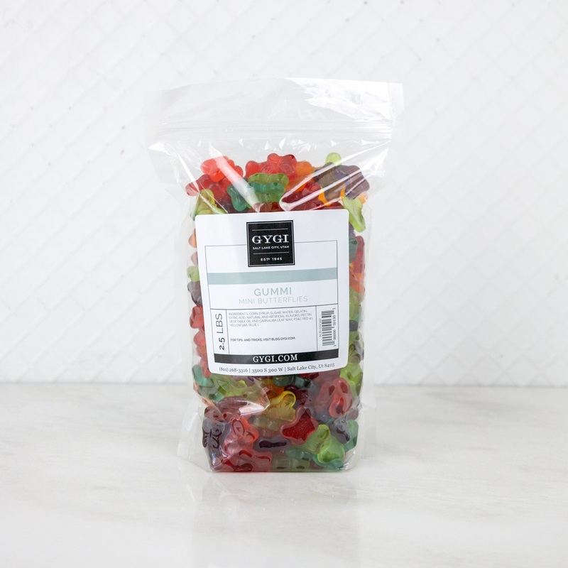 Gummi Mini Butterflies- 2.5 lb bag