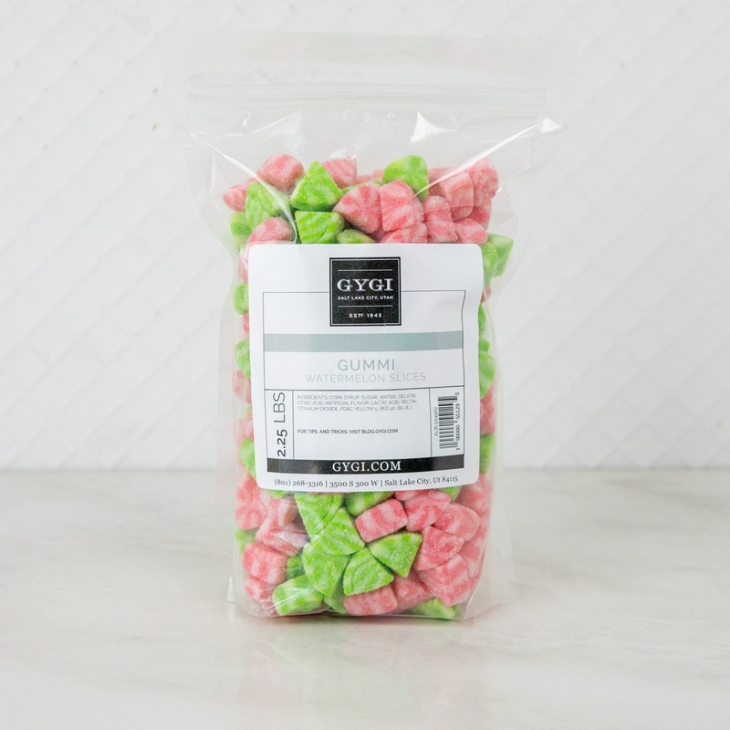 Gummi Watermelon Slices- 2.25 lb bag