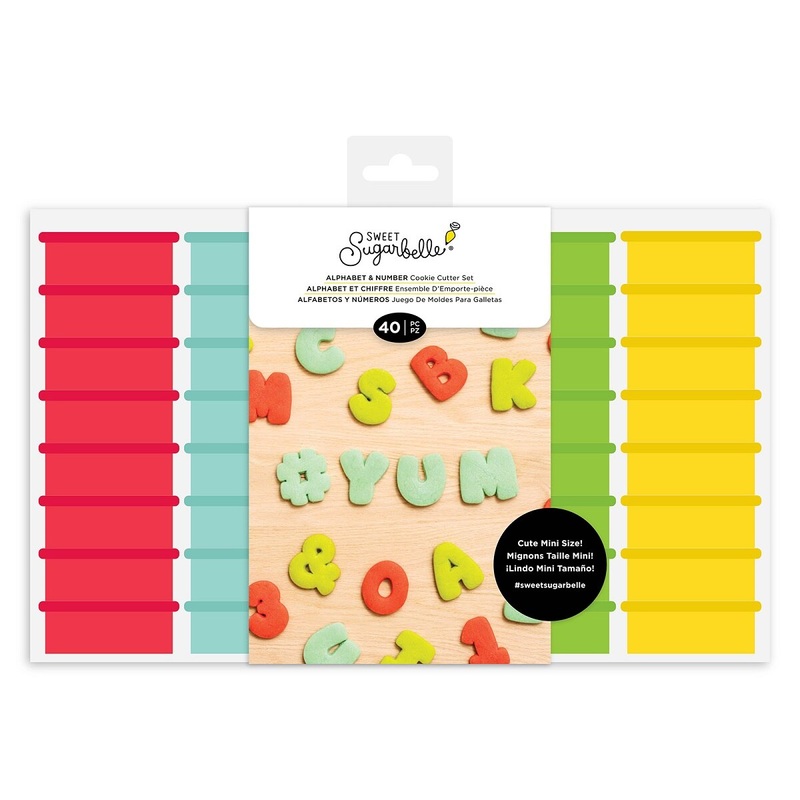 Mini Alphabet and Number Cookie Cutter Set
