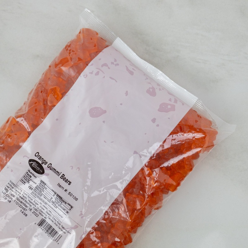 Orange Gummi Bears – 5 Lb Bag
