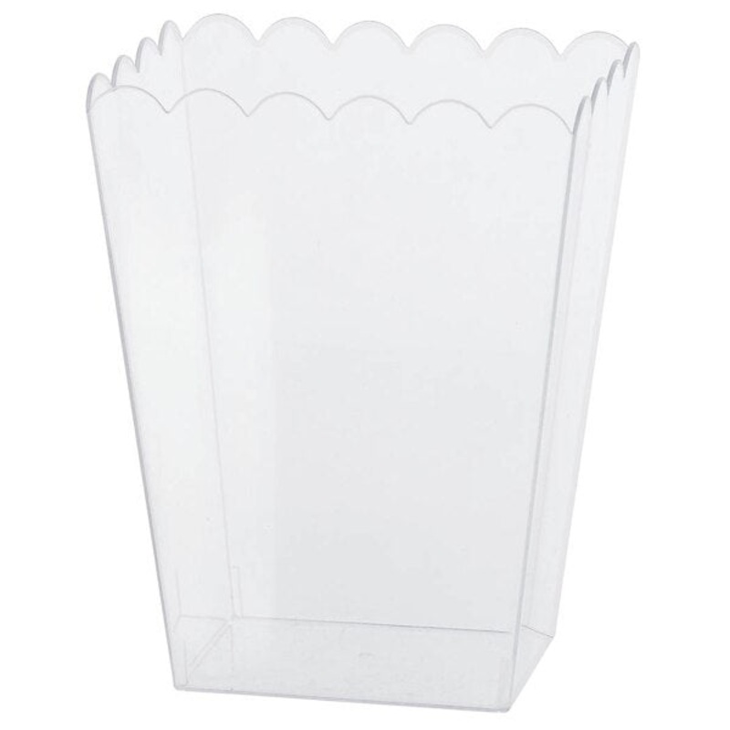 Scalloped Containerlarge 7 3/4 Inch(dis)