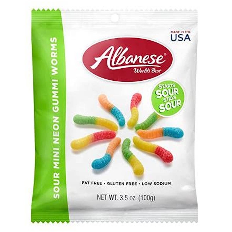 Sour Gummi Worms – 3.5 oz bag