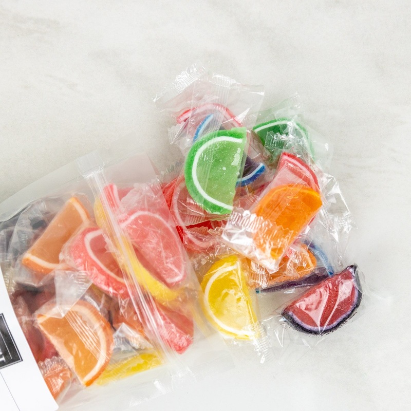 Wrapped Fruit Jelly Slices – 2.5 lb bag