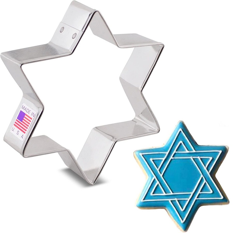 3.8 Star of David Cookie Cutter