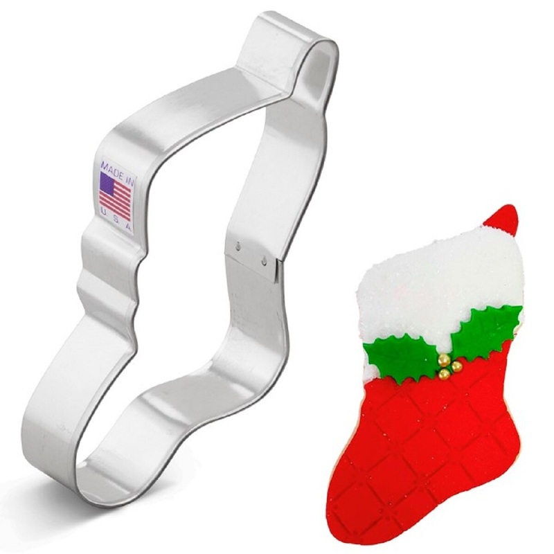 5 Christmas Stocking Cookie Cutter