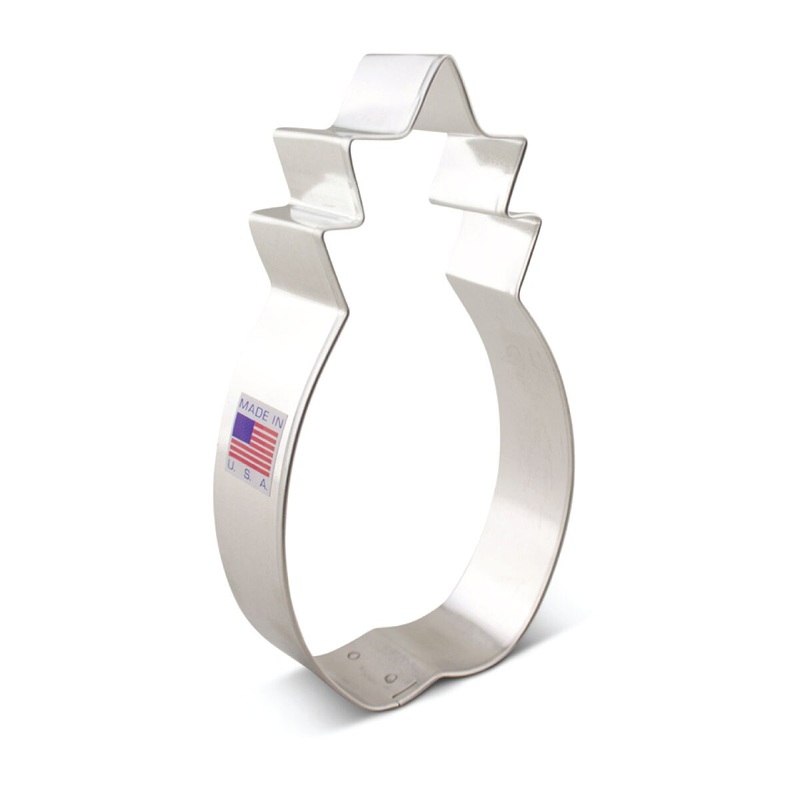 Pineapple Cookie Cutter 5-1/8