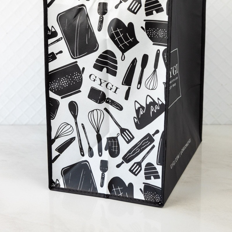 Reusable  Shopping Bag 12x13x8 – Black