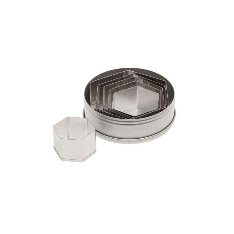 Ateco 5251 Hexagon Cutter Set