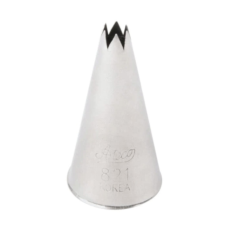 Ateco #821 Open Star Cake Tip 3/16