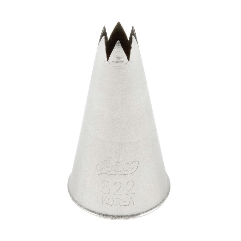 Ateco #822 Open Star Cake Tip 1/4