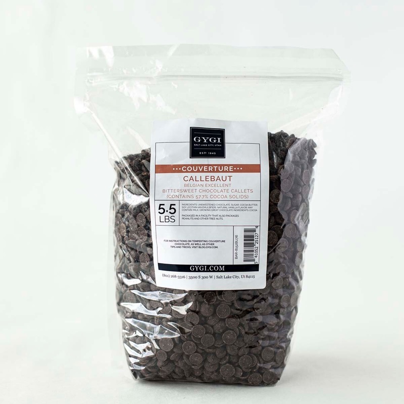 Callebaut Belgian Bittersweet Callets – 5.5 lb. Bag