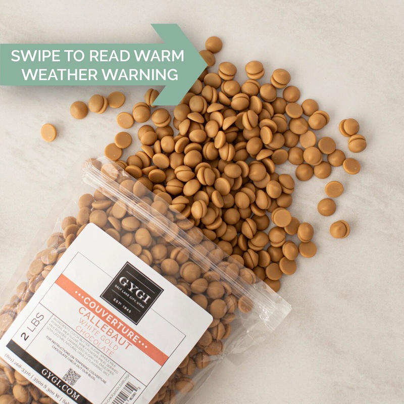 Callebaut Gold Caramel Callets – 2 Lb. Bag