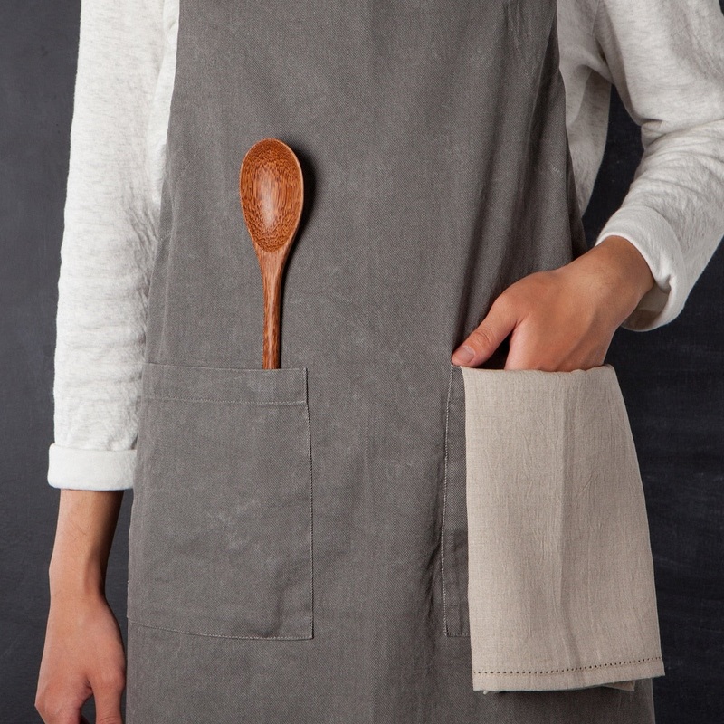 Now Designs Stonewash Heirloom Aprons