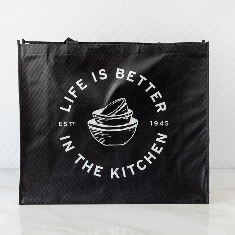 Reusable Shopping Bag Large 19x16x6 – Life is Better