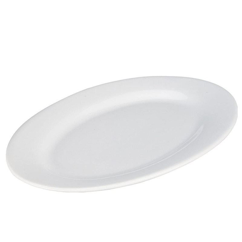 12 Oval White Platter