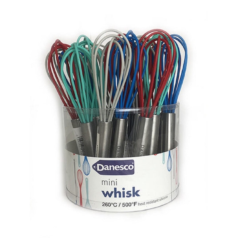 6 Mini Silicone Whisk