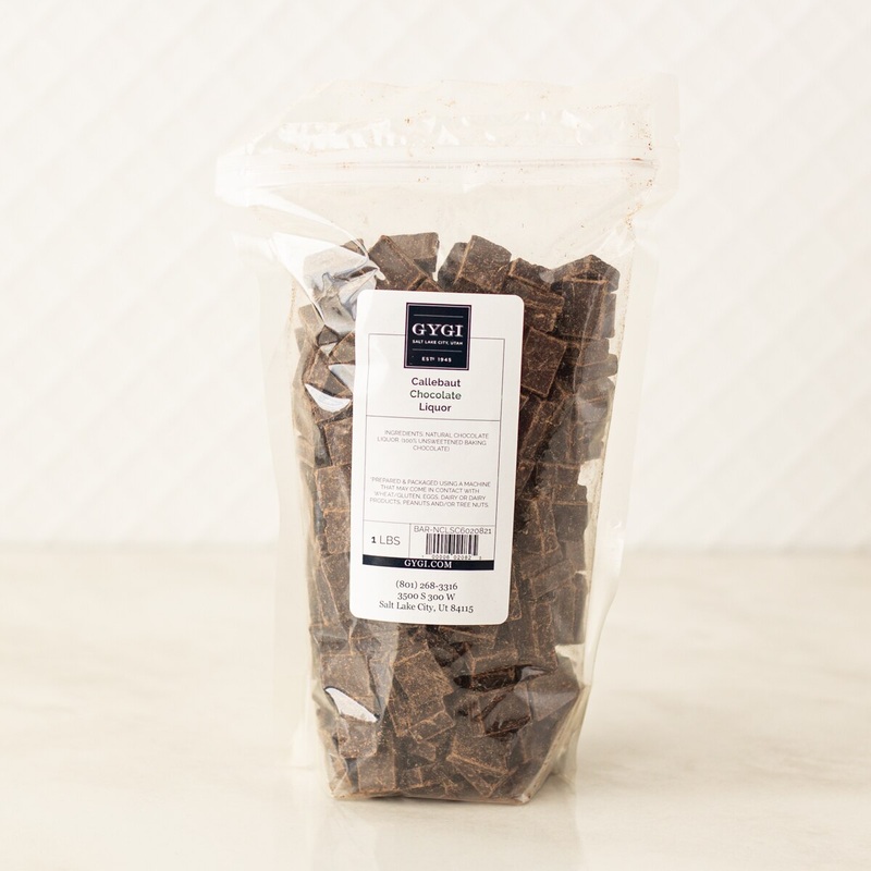 Callebaut 100% Cocoa Chocolate Liquor – 1 Lb. Bag