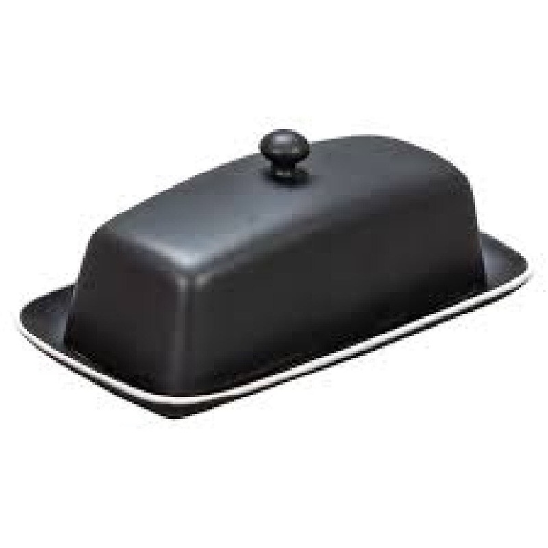 Covered Butter Dish – Onyx Matte