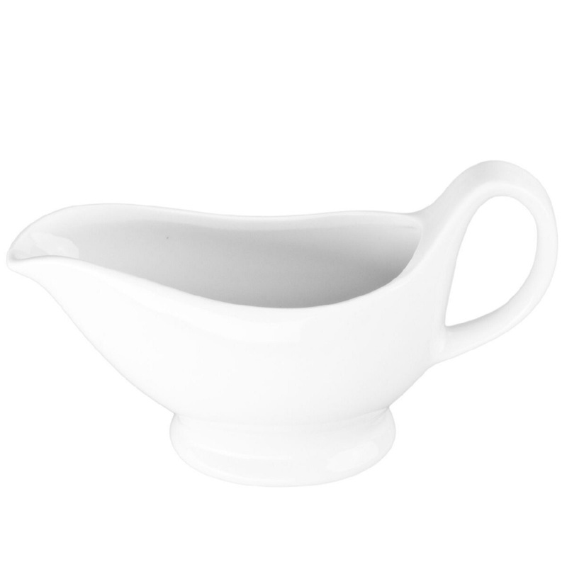 White 16 Oz. Gravy Boat