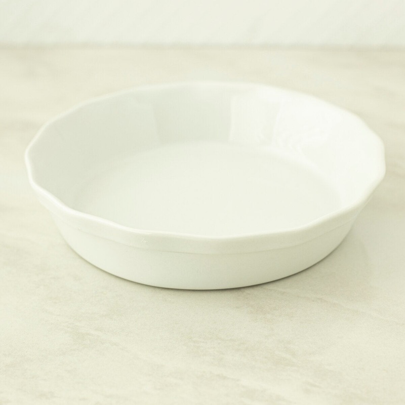 White Ceramic Pie Dish
