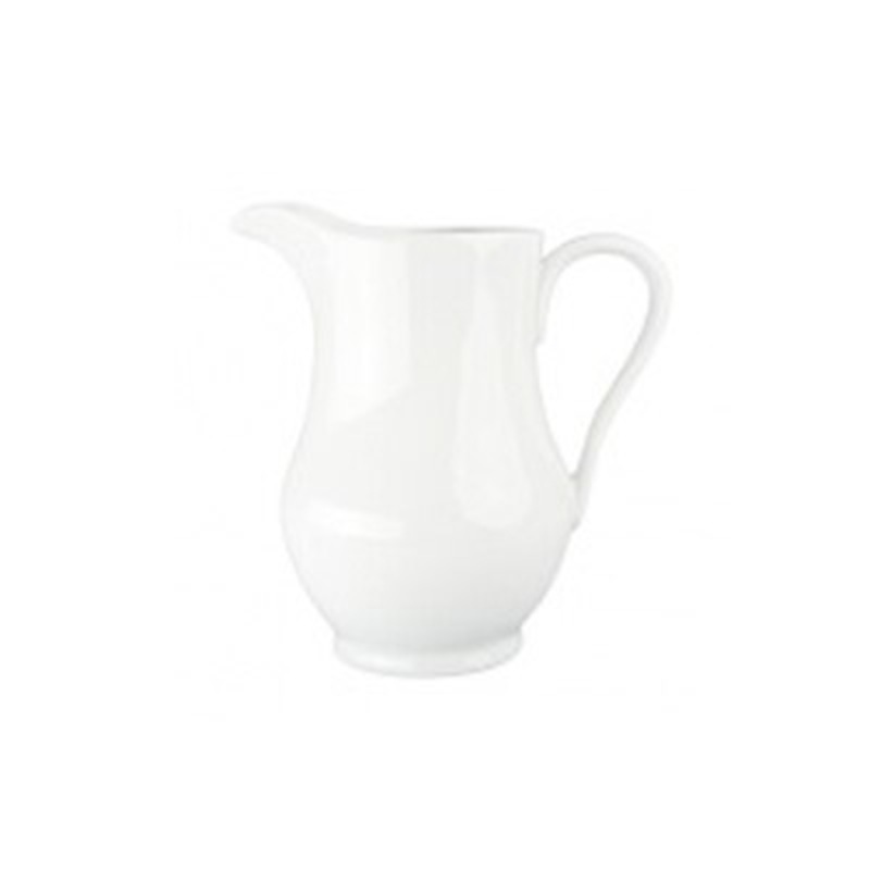 White Porcelain Pitcher – 2 Quart