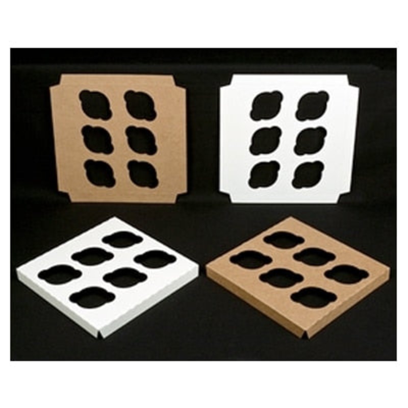 10 x 10 Cupcake Box Insert – 6 Slots