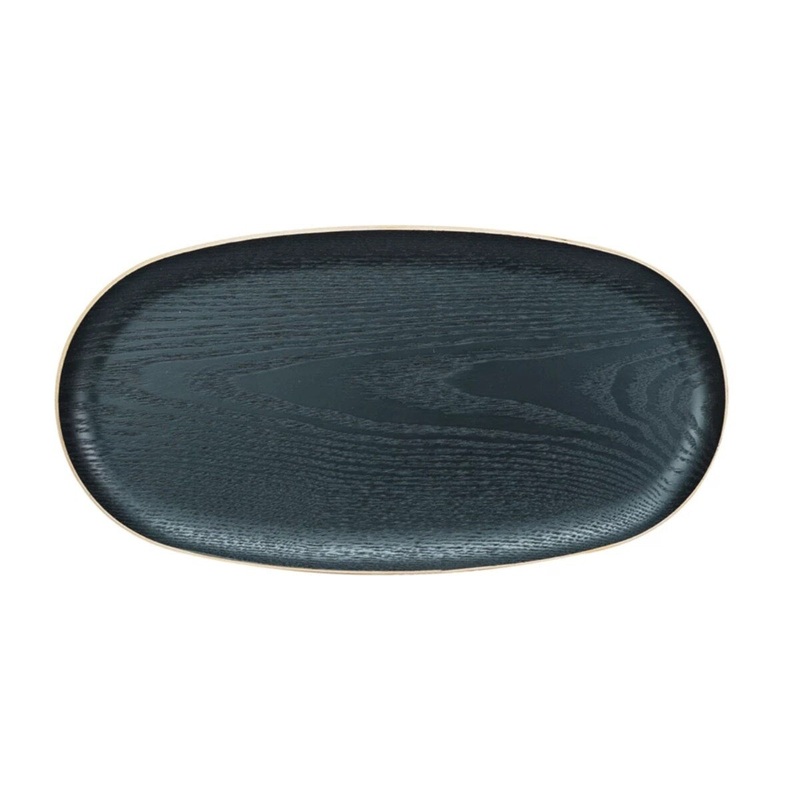 13.75 x 7 Oak Wood Serving Tray
