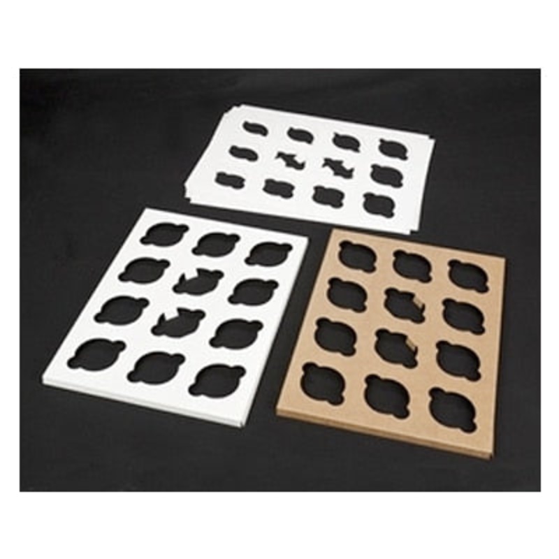 14 x 19 Cupcake Box Insert – 12 Jumbo Slots