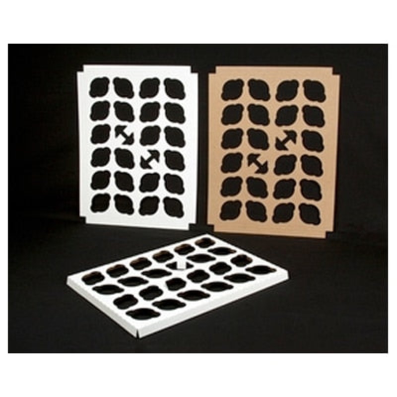 14 x 19 Cupcake Box Insert – 24 Slots