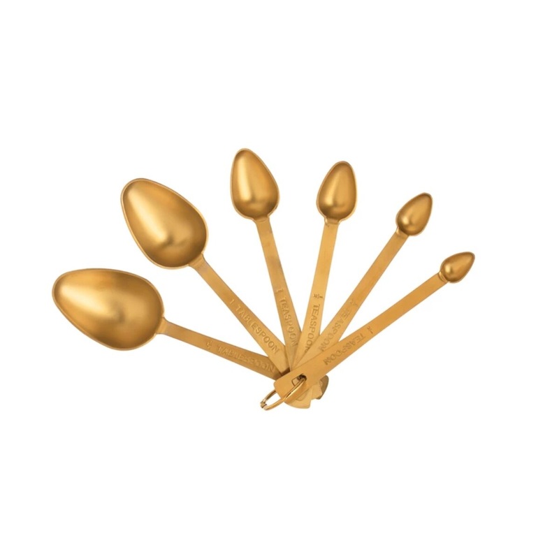 6.5 Gold Measuring Spoon Set