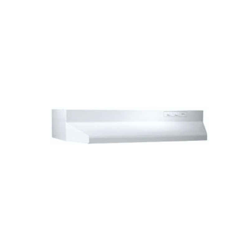Broan RL6124WW Ventless White 24 Cabinet Hood
