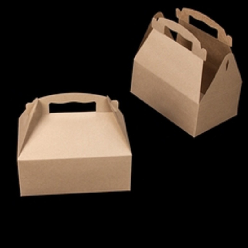 Brown Auto Bottom Gable Top Box 8.5 x 5.5 x 3.5