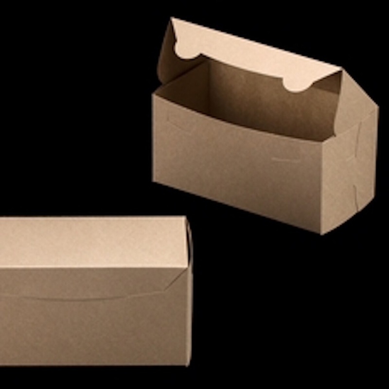 Brown Lock & Tab Box w/out Window – 8 x 4 x 4