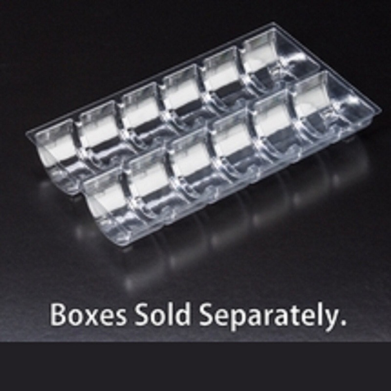 Clear 12 Cell Macaron Tray Insert 7.5 x 4.25 x 2