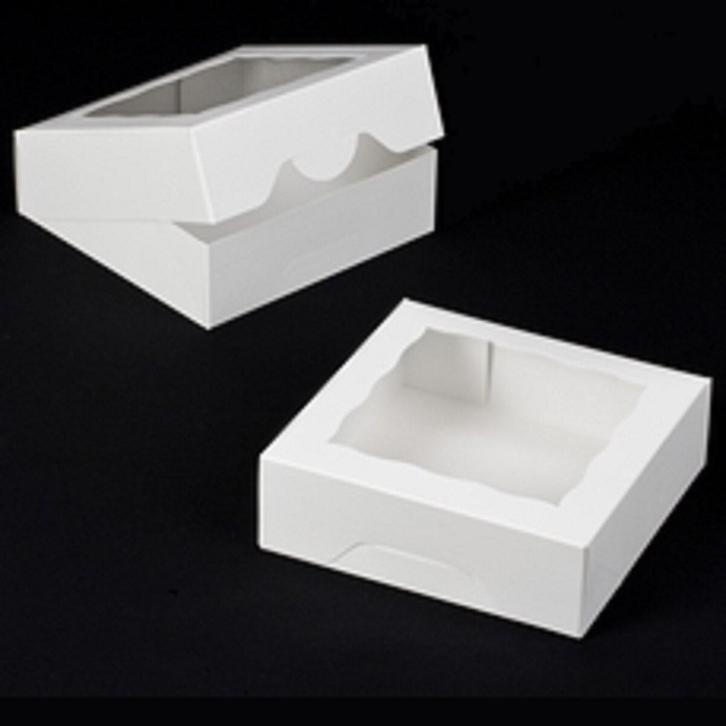 White Timesaver Box with Window 8 x 8 x 2.5