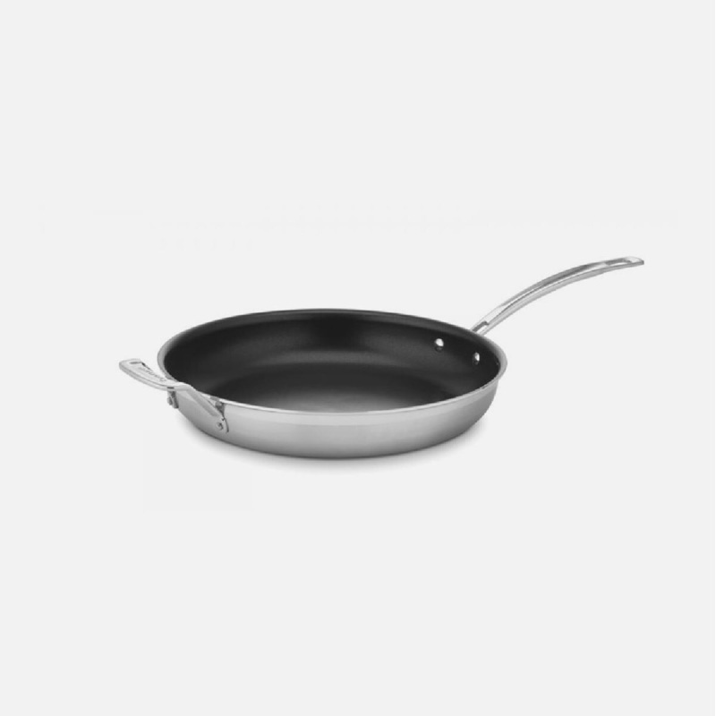12 Nonstick Tri-Ply Frypan W/Helper Handle