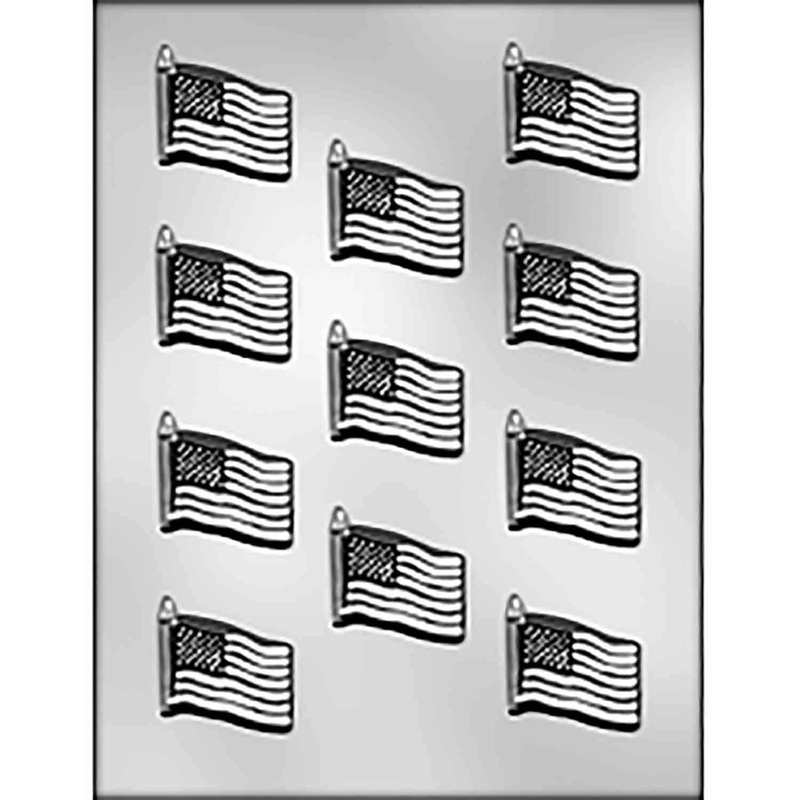 Flag Candy Mold